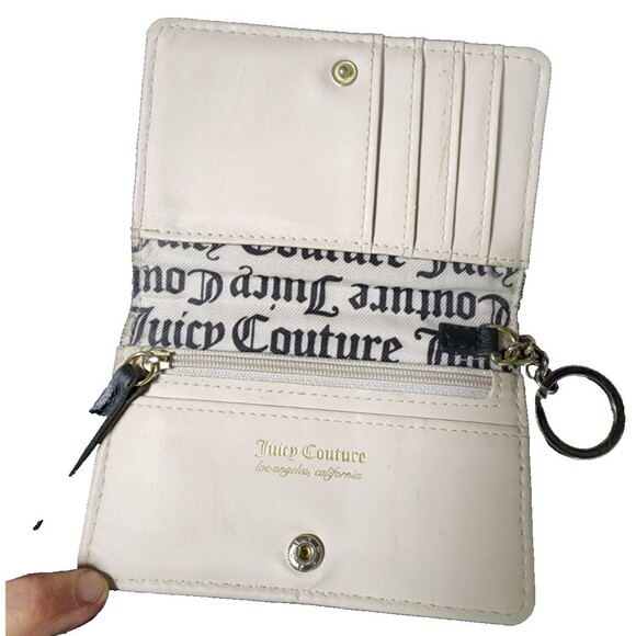 Juicy Couture Card Holder Wallet Keychain - Picture 2 of 5